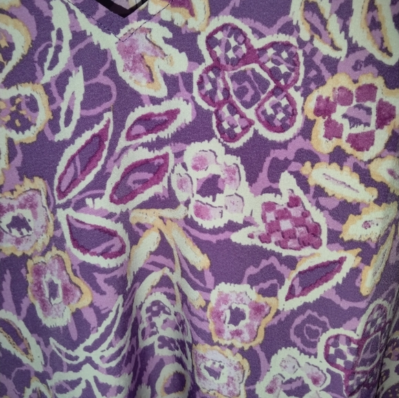 NWT Emily Wonder poncho v neck top beautiful colors S/M oversized - Picture 5 of 8